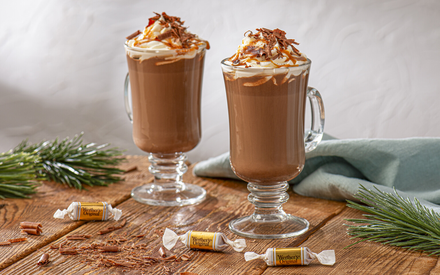 Chocolat chaud au caramel