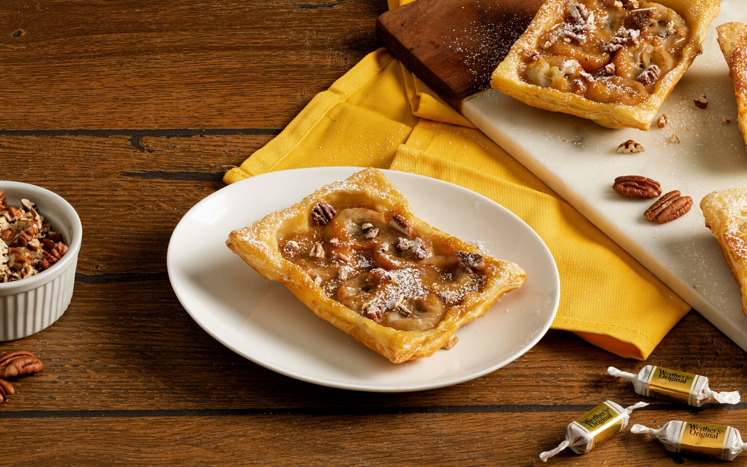 Tartes renversées aux bananes et au caramel