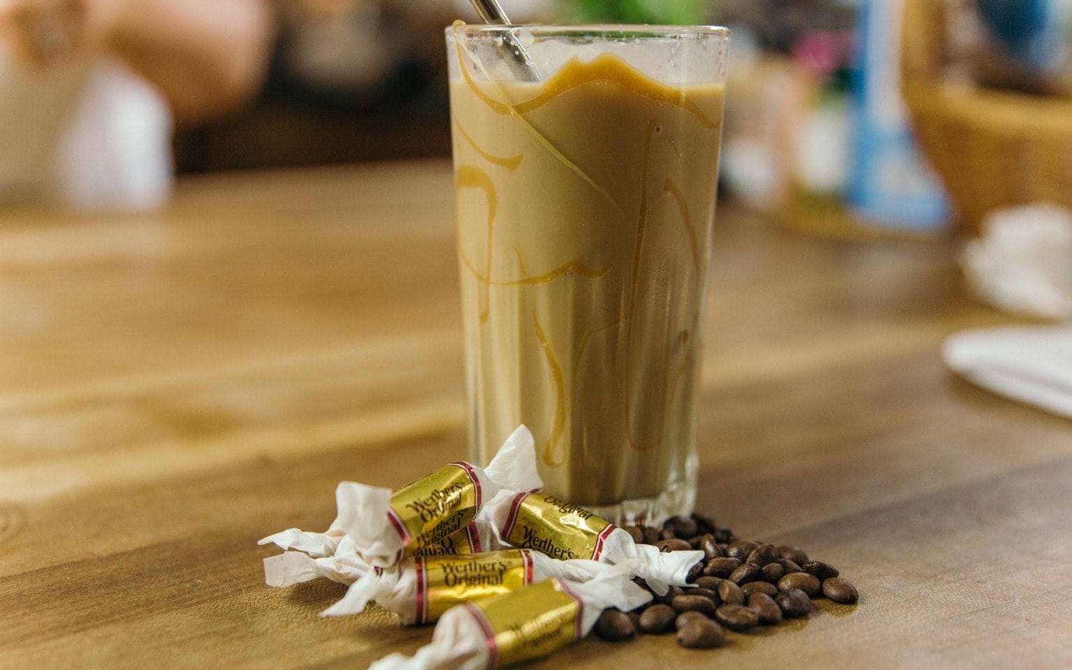 Iced Caramel Coffee Latte