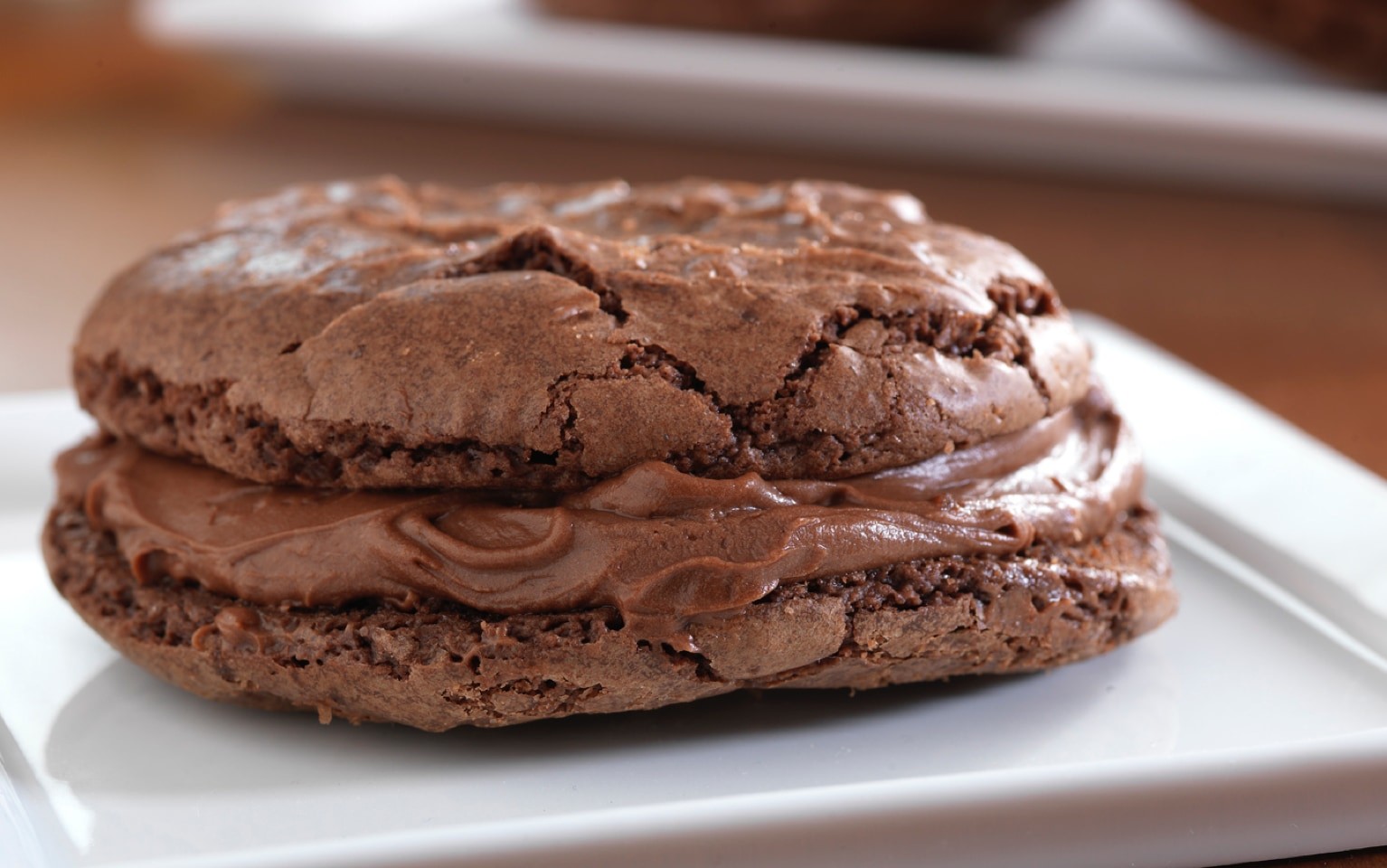 Gâteaux-sandwich au chocolat et au caramel